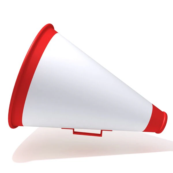 megaphone 3D Model .c4d .max .obj .3ds .fbx .stl .blend 