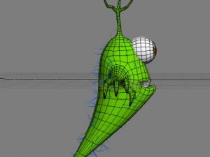monster king rigged cartoon Modelo 3D