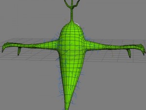 monster king rigged cartoon Modelo 3D