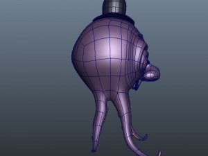 octopus cartoon 3D 模型