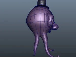 octopus cartoon 3D Model