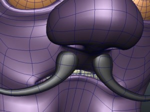 octopus cartoon 3D 模型