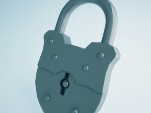 old lock 3D-Modell