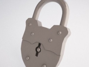 old lock 3Dモデル