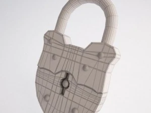 old lock 3D Model