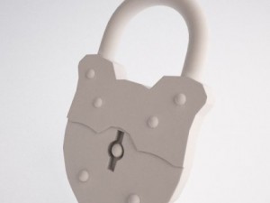 old lock 3Dモデル