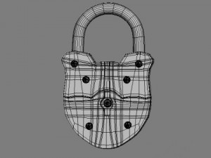 old lock 3Dモデル