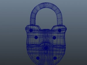 old lock 3Dモデル