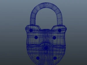 old lock 3D Model