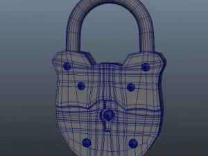 old lock 3D Model