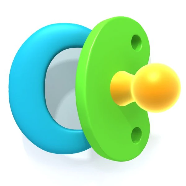 pacifier 3D Model .c4d .max .obj .3ds .fbx .stl .blend 