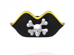 pirate hat 3D-Modell