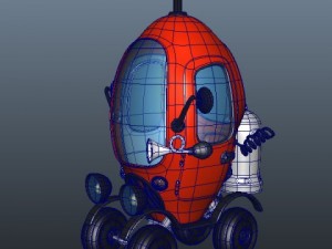 propeller car 3D Модель