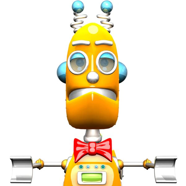 rob&ocirc; Modelo 3D .c4d .max .obj .3ds .fbx .stl .blend 