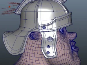 cabe&ccedil;a de soldado romano Modelo 3D