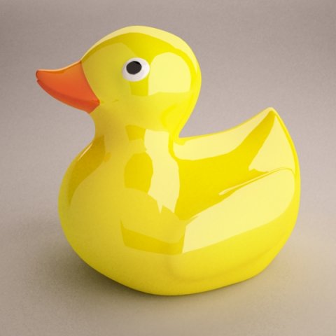 rubber duck 3Dモデル .c4d .max .obj .3ds .fbx .stl .blend 