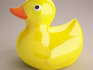 ゴム製のアヒル 3Dモデル