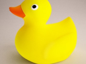 rubber duck 3Dモデル