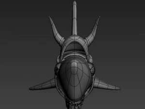 상어 만화 3D 모델