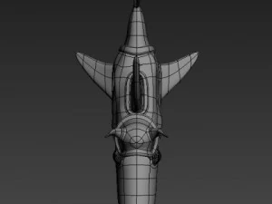 상어 만화 3D 모델