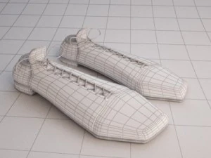 cartone animato di scarpe Modello 3D