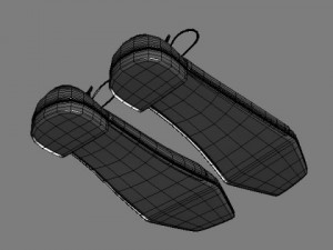 shoes cartoon Modelo 3D