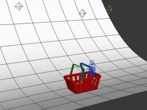 shopping basket 3D Model