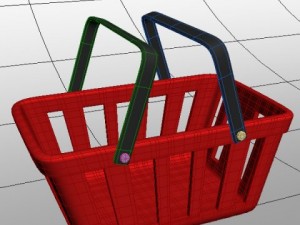 shopping basket 3D Model