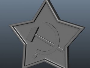 soviet star Modello 3D