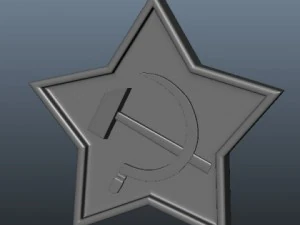 stella sovietica Modello 3D