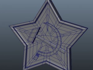 soviet star Modello 3D