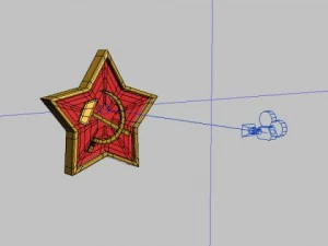 stella sovietica Modello 3D