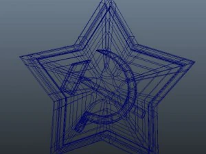 stella sovietica Modello 3D