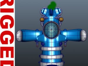 spaceship cartoon 3D Model
