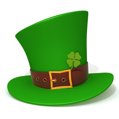 st patricks day hat 3Dモデル .c4d .max .obj .3ds .fbx .stl .blend 