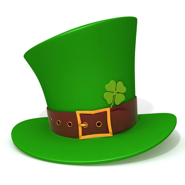 St. Patricks Day Hut 3D Modell .c4d .max .obj .3ds .fbx .stl .blend 