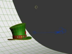 St. Patricks Day Hut 3D Modell