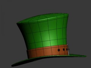 St. Patricks Day Hut 3D Modell