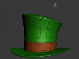 St. Patricks Day Hut 3D Modell
