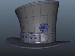 St. Patricks Day Hut 3D Modell