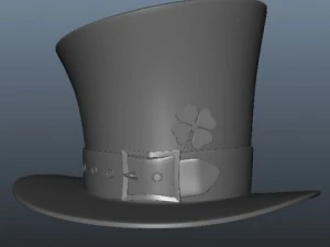 St. Patricks Day Hut 3D Modell