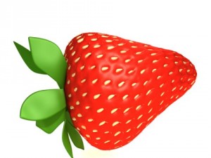 strawberry 3D-Modell