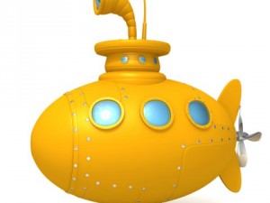 submarine 3D-Modell