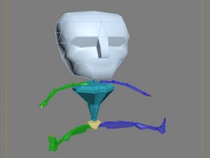 teddy bear cartoon rigged 3Dモデル