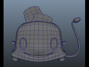 toaster cartoon Model 3D