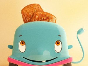 toaster cartoon Model 3D