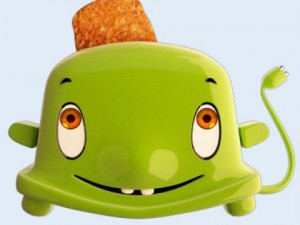 toaster cartoon Model 3D