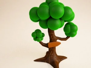 desenho de &aacute;rvore Modelo 3D