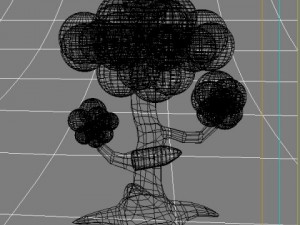 tree cartoon 3Dモデル