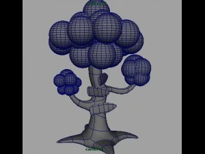desenho de &aacute;rvore Modelo 3D